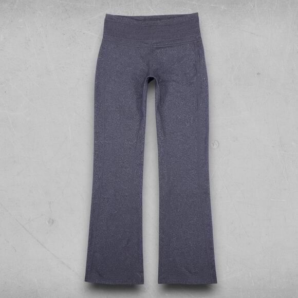 Prana Pants - Prana Yoga Pants Women S Charcoal Gray Heather Wide Leg Flare Athleisure Casual